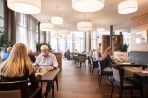 Restaurant & Caf&eacute; b&auml;rner rose