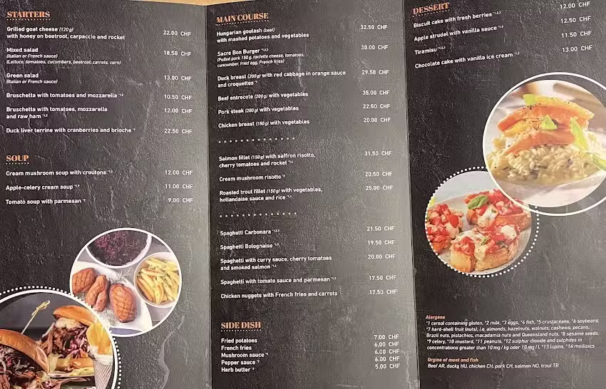 Restaurant Sacr&eacute; Bon